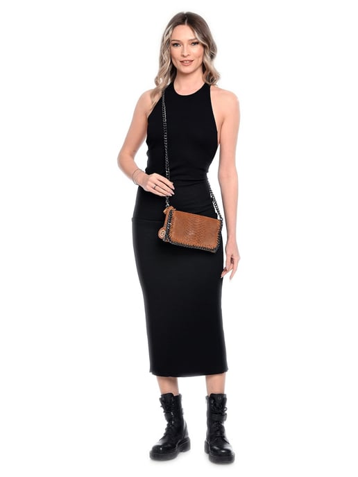 Luisa Vannini Brown Leather Bag - Image 5