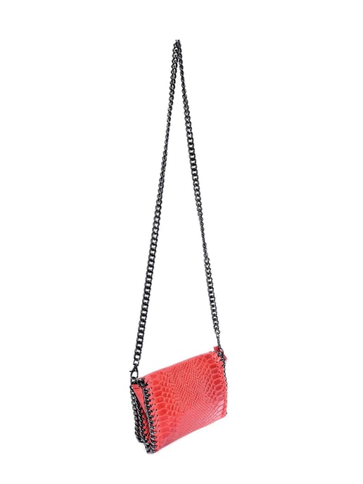 Luisa Vannini Rood Rundleer Tas - Image 2