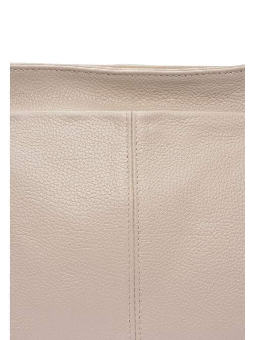 Isabella Rhea Beige Rundleer Tas - Image 3