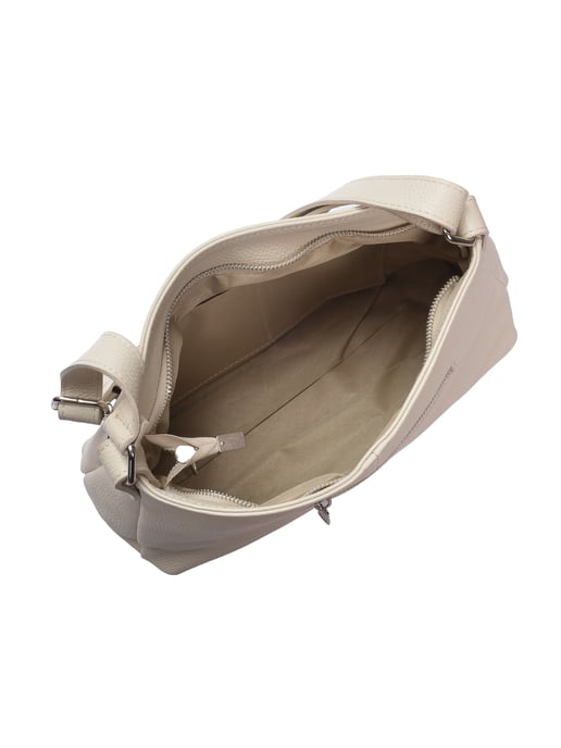 Isabella Rhea Beige Rundleer Tas - Image 4