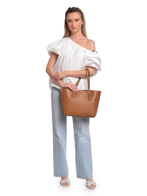 Isabella Rhea Brown Leather Bag - Image 5