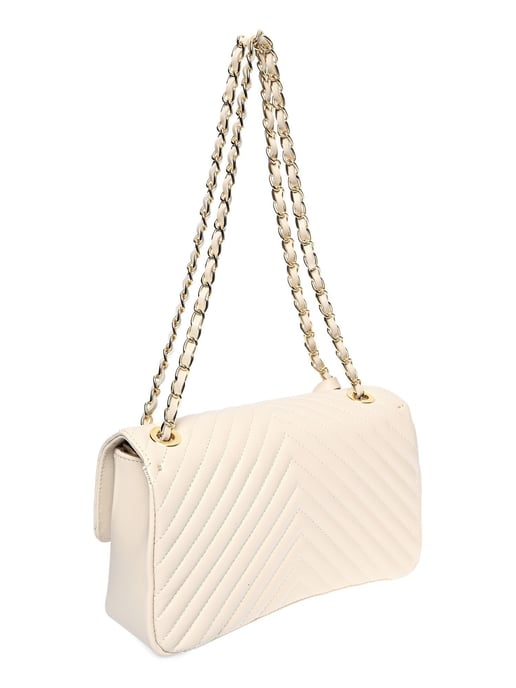 Roberta M Beige Rundleer Tas - Image 2