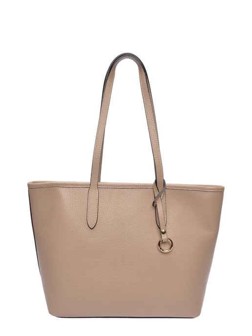 Roberta M Beige Rundleer Tas - Image 1
