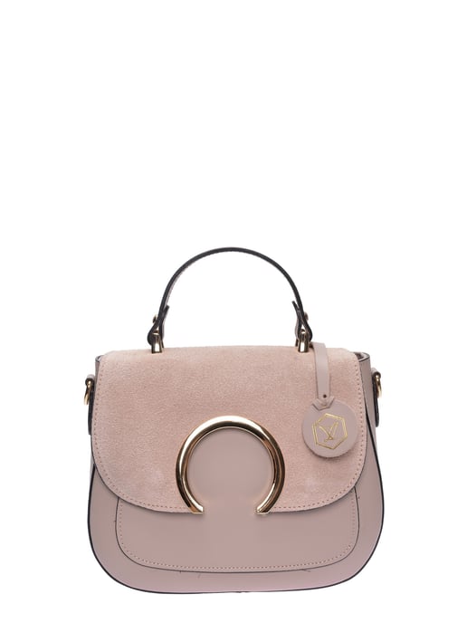 Luisa Vannini Rose Rundleer Tas - Image 1