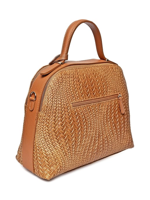 Isabella Rhea Brown Rundleer Tas - Image 2