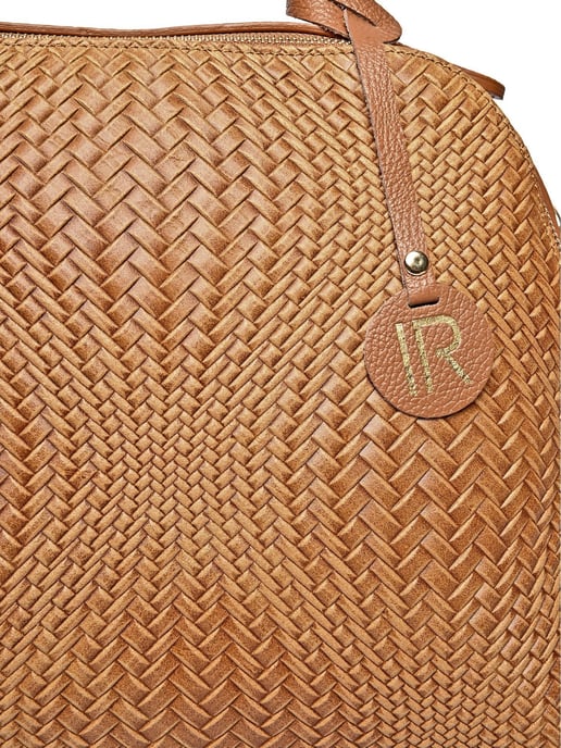 Isabella Rhea Brown Rundleer Tas - Image 3