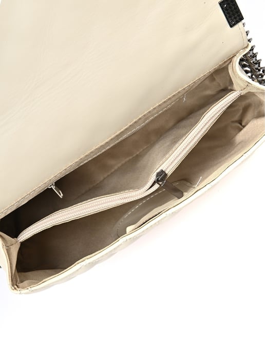 Anna Luchini  Beige Leather Bag - Image 4