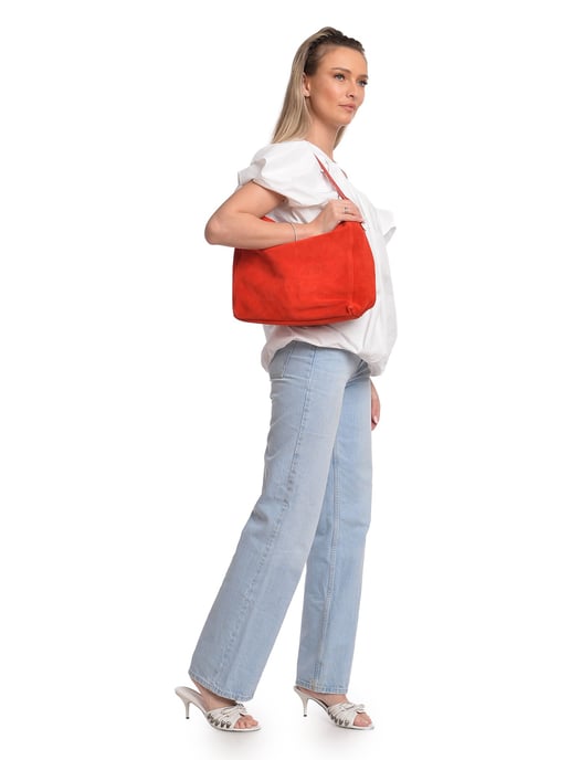 Isabella Rhea Rood Rundleer Tas - Image 5