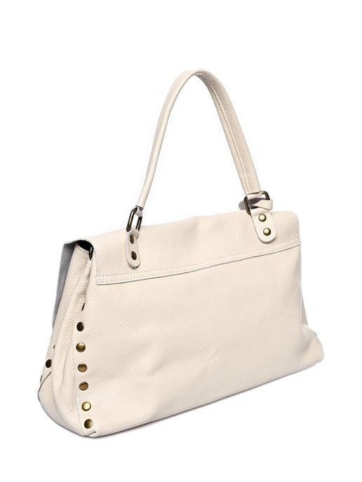 Anna Luchini Beige Rundleer Tas - Image 2