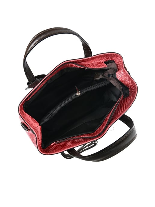 Roberta M Rood Rundleer Tas - Image 4