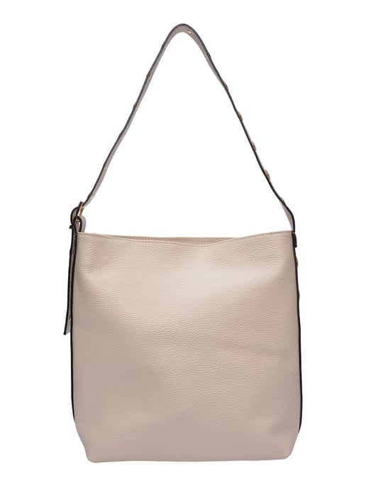 Luisa Vannini Beige Rundleer Tas - Image 1