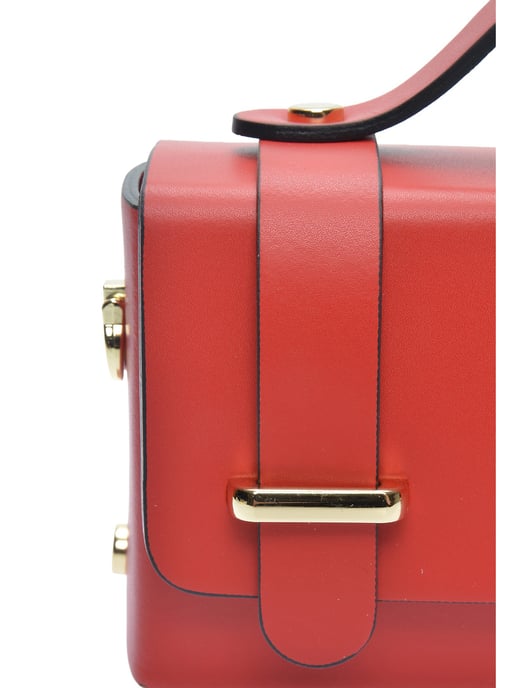 Isabella Rhea Rood Rundleer Tas - Image 3