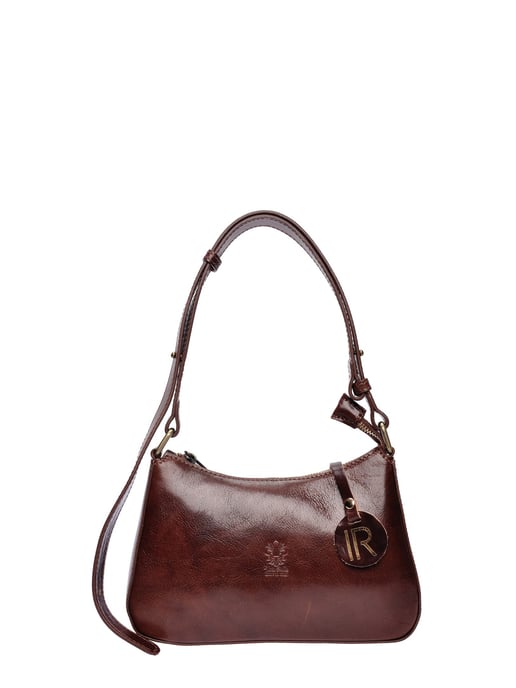 Isabella Rhea Bordeauxrood Rundleer Tas - Image 1