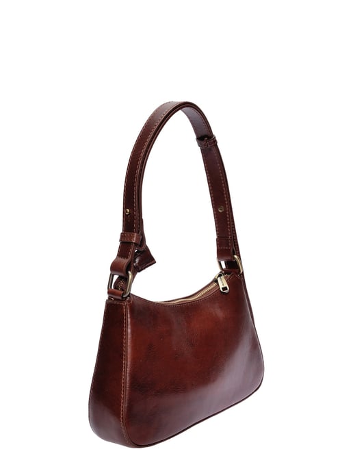 Isabella Rhea Bordeauxrood Rundleer Tas - Image 2