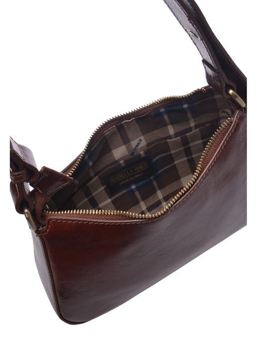 Isabella Rhea Bordeauxrood Rundleer Tas - Image 4