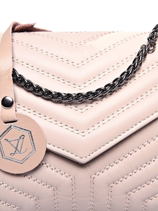 Luisa Vannini Rose Rundleer Tas - Image 3