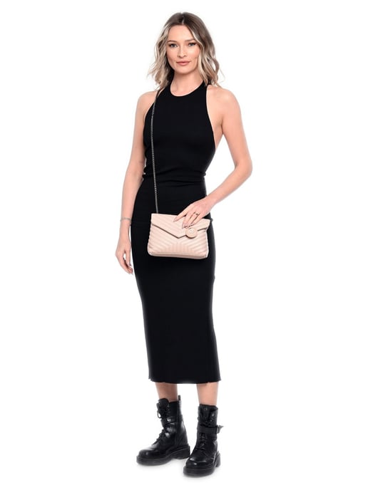 Luisa Vannini Rose Rundleer Tas - Image 5