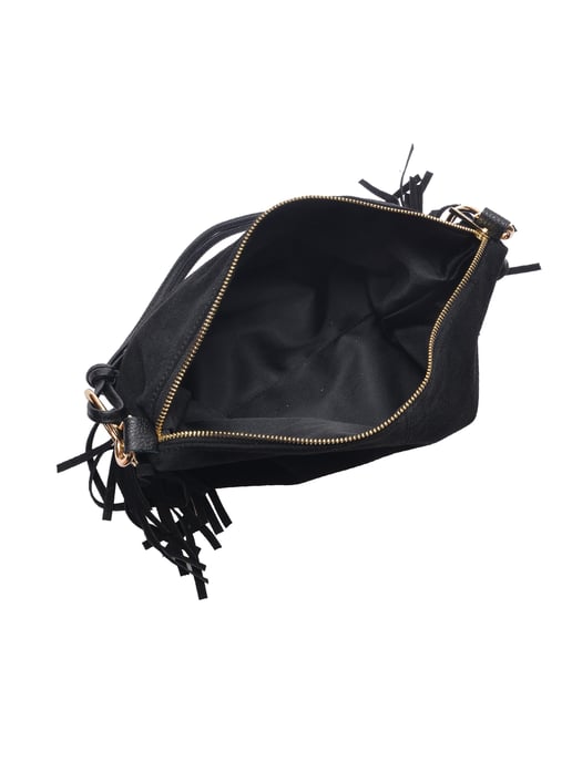 Isabella Rhea Zwart Rundleer Tas - Image 4