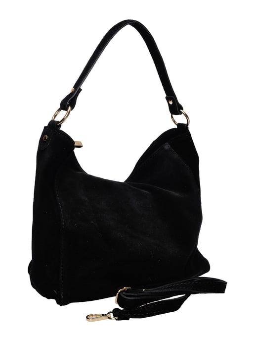 Isabella Rhea Zwart Rundleer Tas - Image 2