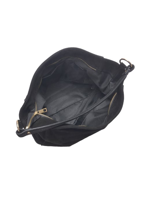 Isabella Rhea Zwart Rundleer Tas - Image 4