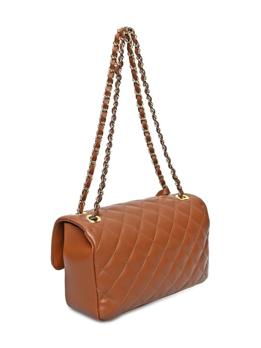 Isabella Rhea Brown Rundleer Tas - Image 2