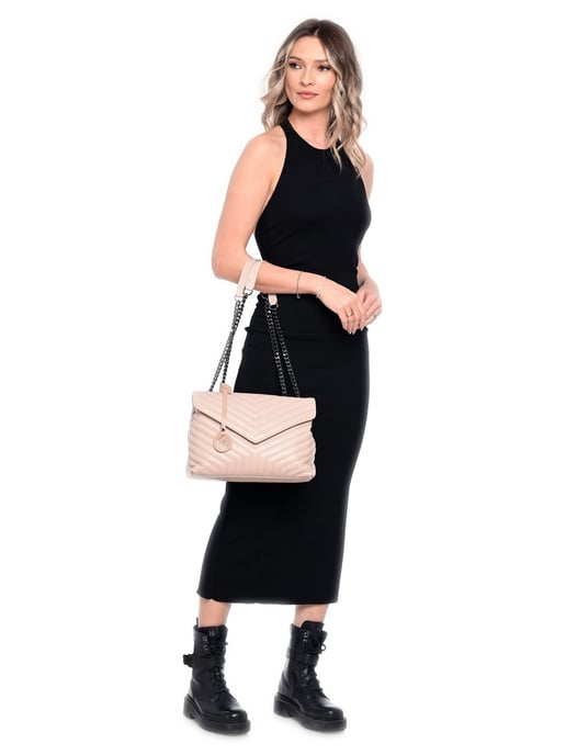 Luisa Vannini Rose Rundleer Tas - Image 5
