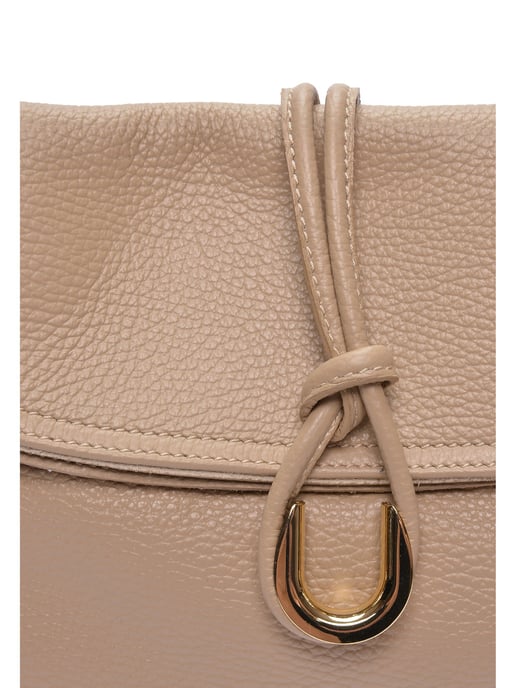 Anna Luchini Beige Rundleer Tas - Image 3