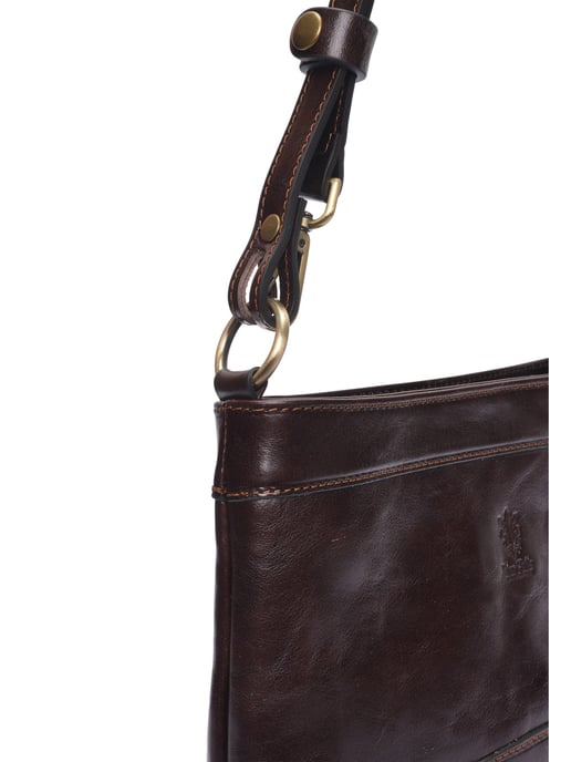 Luisa Vannini Bordeauxrood Rundleer Tas - Image 3