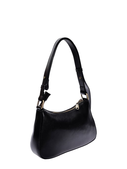 Isabella Rhea Zwart Rundleer Tas - Image 2