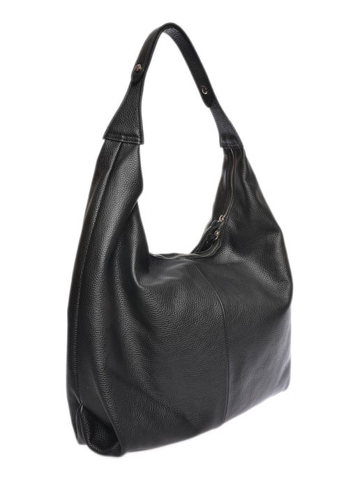 Isabella Rhea Zwart Rundleer Tas - Image 2