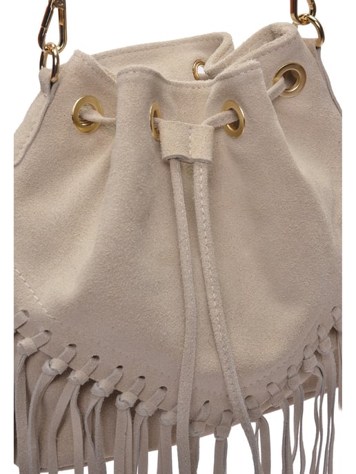 Roberta M Beige Rundleer Tas - Image 3