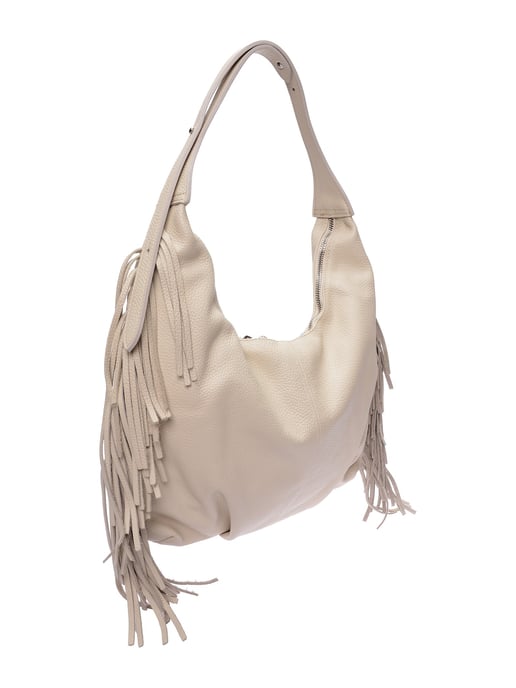 Isabella Rhea Beige Leather Bag - Image 2
