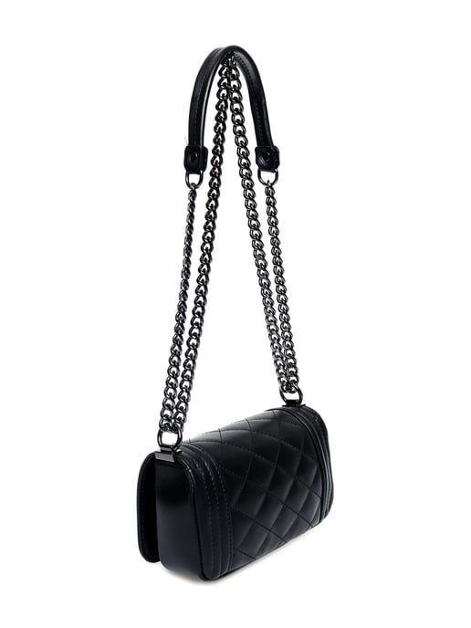 Isabella Rhea Zwart Rundleer Tas - Image 2