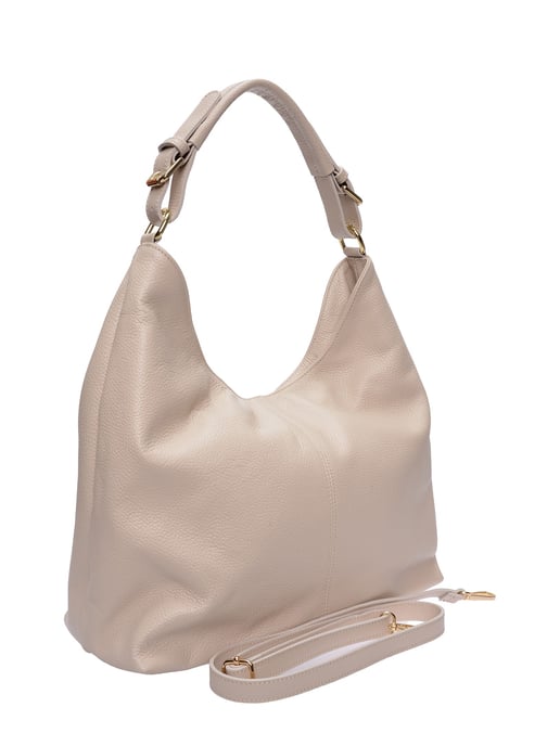 Anna Luchini Beige Rundleer Tas - Image 2