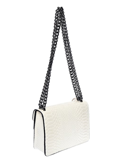 Roberta M Beige Rundleer Tas - Image 2