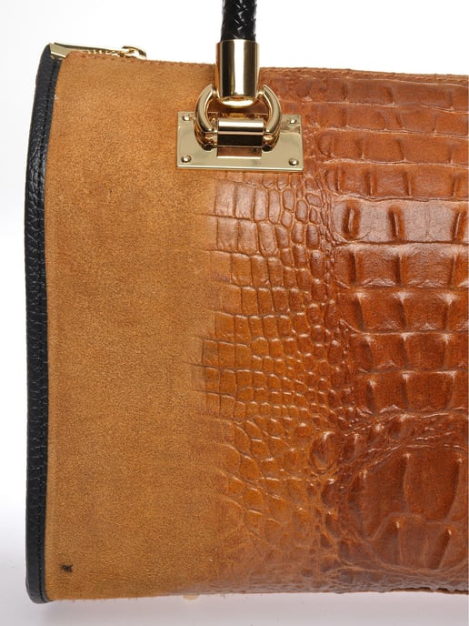 Isabella Rhea Brown Rundleer Tas - Image 3