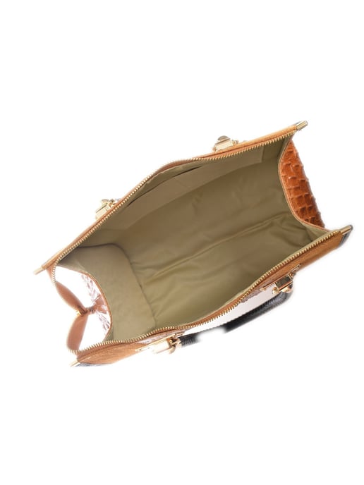 Isabella Rhea Brown Rundleer Tas - Image 4