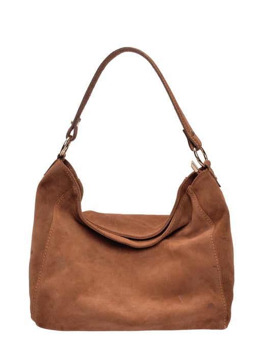 Isabella Rhea Brown Rundleer Tas - Image 1