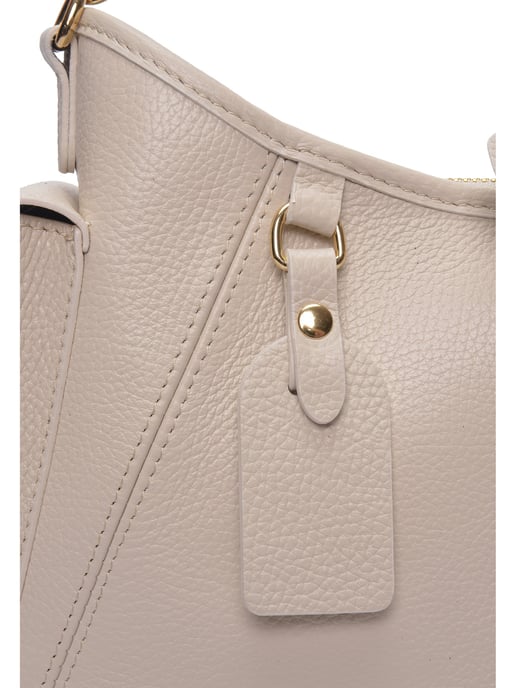 Anna Luchini Beige Rundleer Tas - Image 3