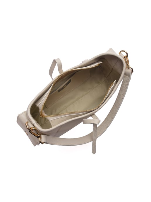 Anna Luchini Beige Rundleer Tas - Image 4
