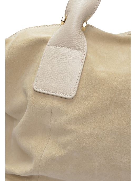 Anna Luchini Beige Rundleer Tas - Image 3
