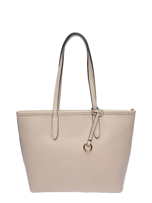 Roberta M Beige Rundleer Tas - Image 1