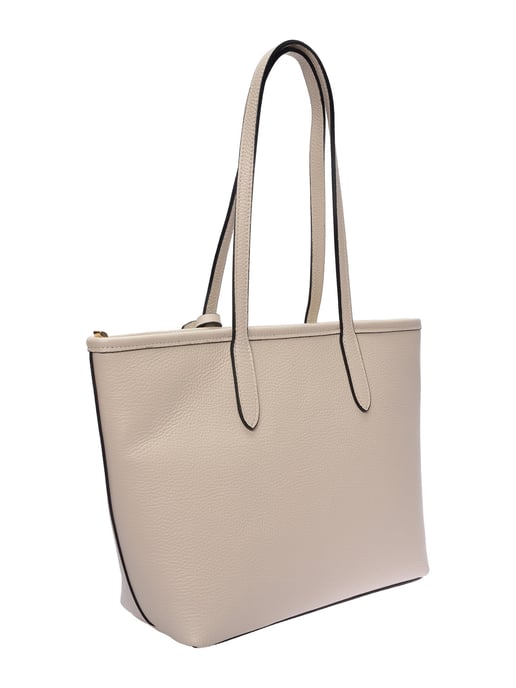 Roberta M Beige Rundleer Tas - Image 2