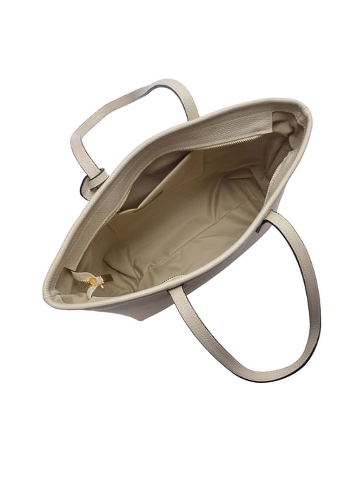 Roberta M Beige Rundleer Tas - Image 4