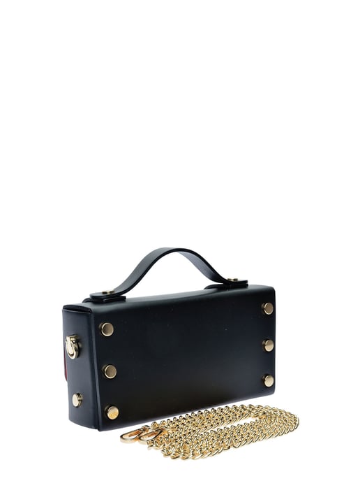 Isabella Rhea Zwart Rundleer Tas - Image 2