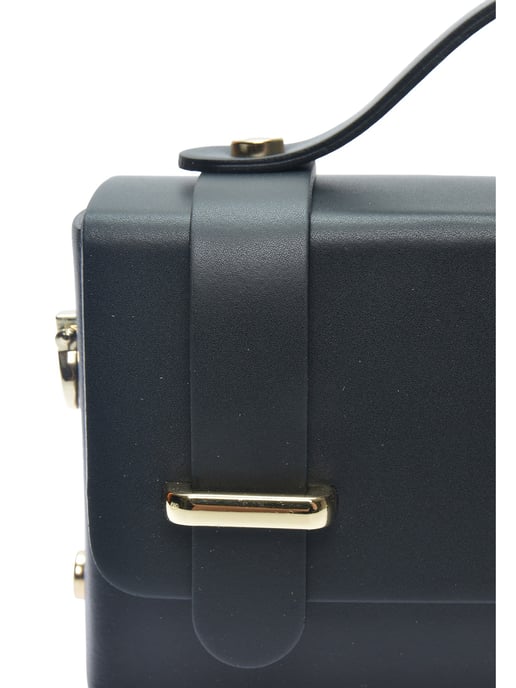 Isabella Rhea Zwart Rundleer Tas - Image 3