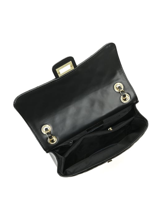Isabella Rhea Zwart Rundleer Tas - Image 4