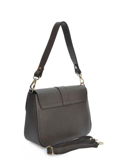 Anna Luchini Bordeauxrood Rundleer Tas - Image 2