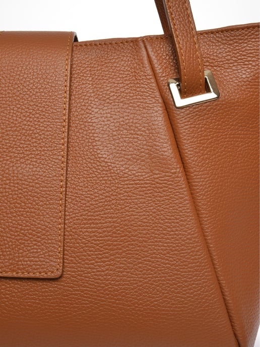 Isabella Rhea Brown Rundleer Tas - Image 3