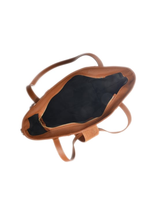 Isabella Rhea Brown Rundleer Tas - Image 4